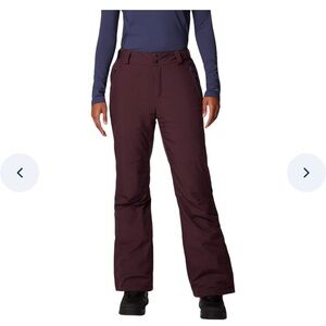 Columbia Omni-Tech ski/ hiking pants in burgundy